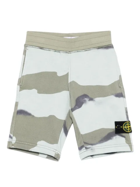 Stone Island Junior printed shorts