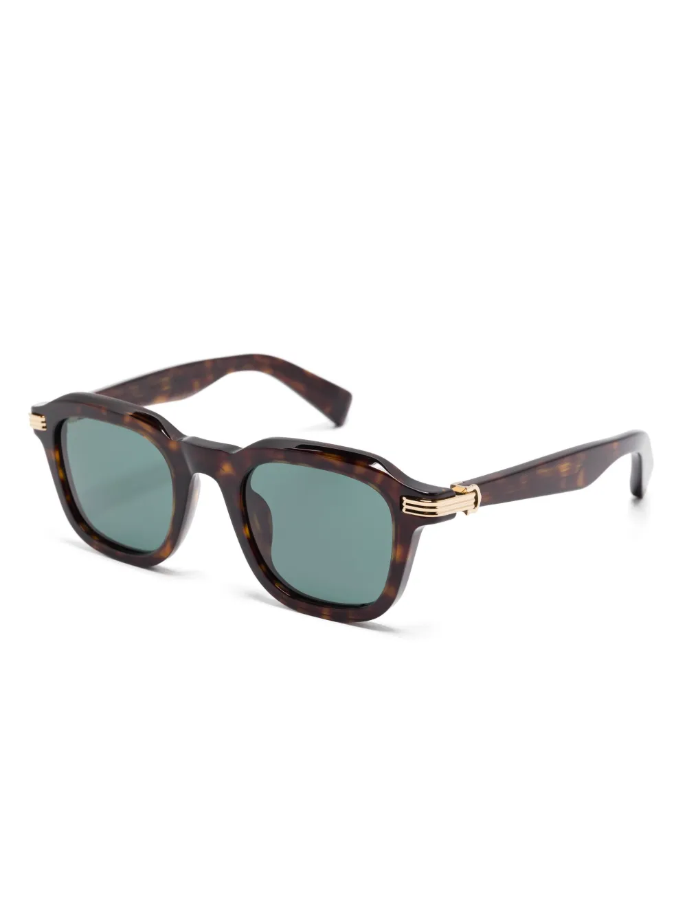 Cartier Eyewear Zonnebril met vierkant montuur - Bruin