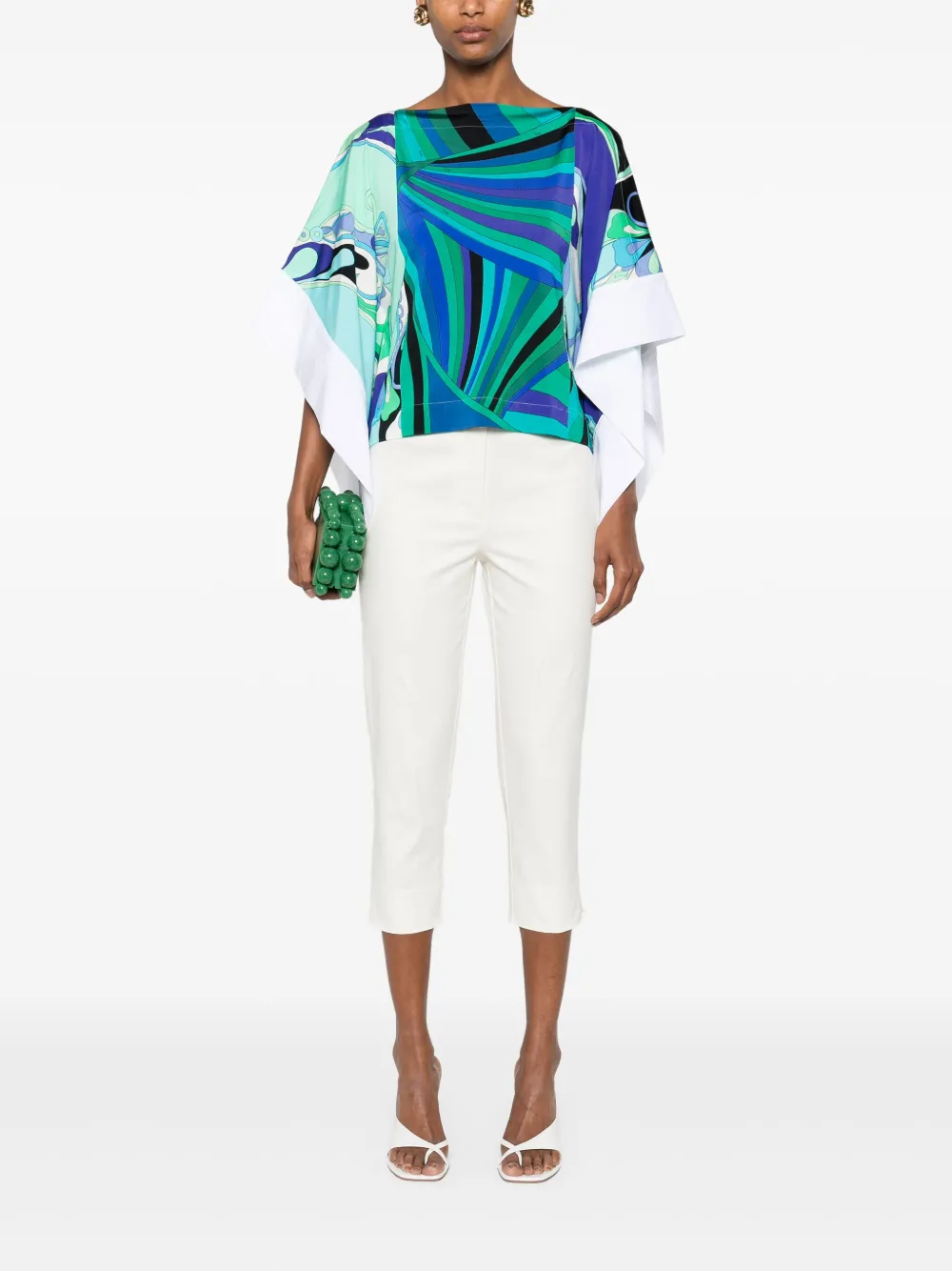 PUCCI printed blouse - Blauw