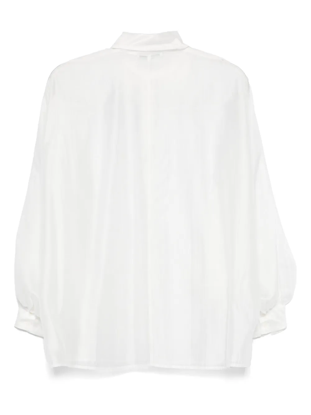 Cenere GB satin shirt - Wit