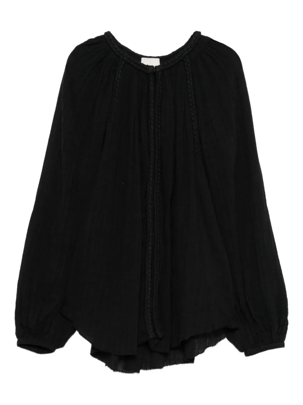 ISABEL MARANT organic cotton blouse Zwart