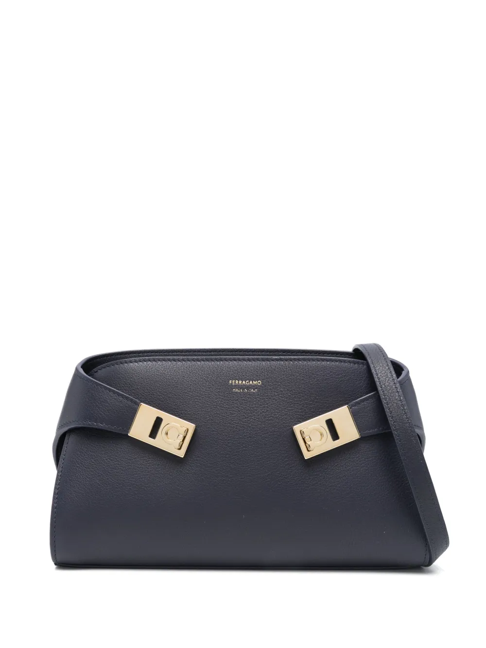 Ferragamo mini Hug shoulder bag - ブルー Ferragamo mini Hug shoulder bag - ブルー