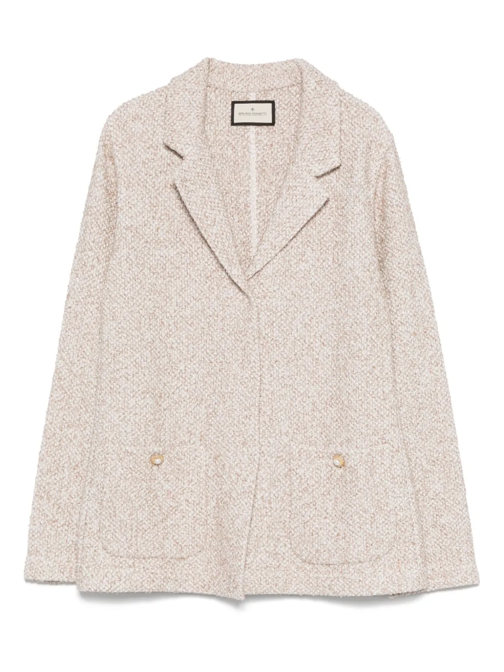 Bruno Manetti knitted jacket | Neutrals | Image 1