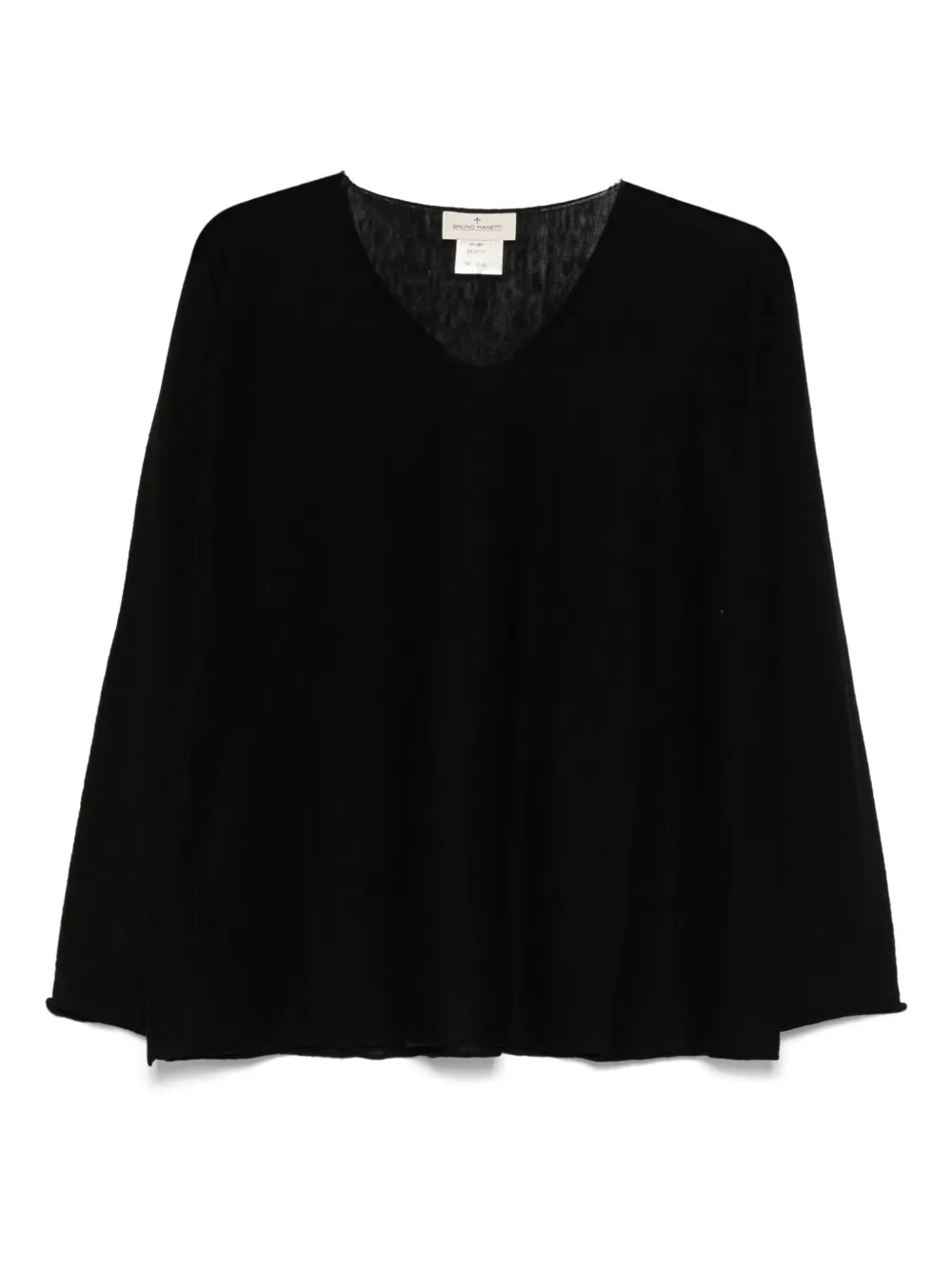 Bruno Manetti jersey blouse | Black | Image 1