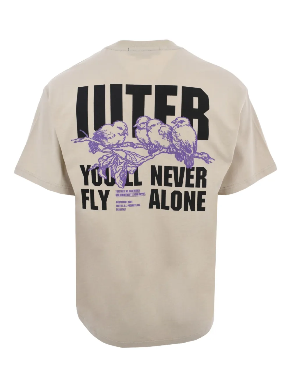 IUTER Never Alone T-shirt - Beige