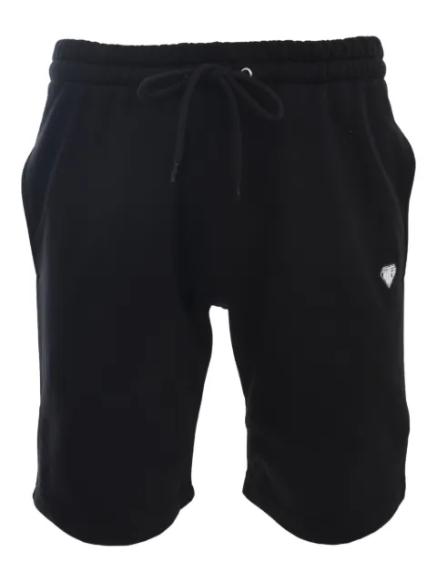 IUTER shorts negros con logo bordado