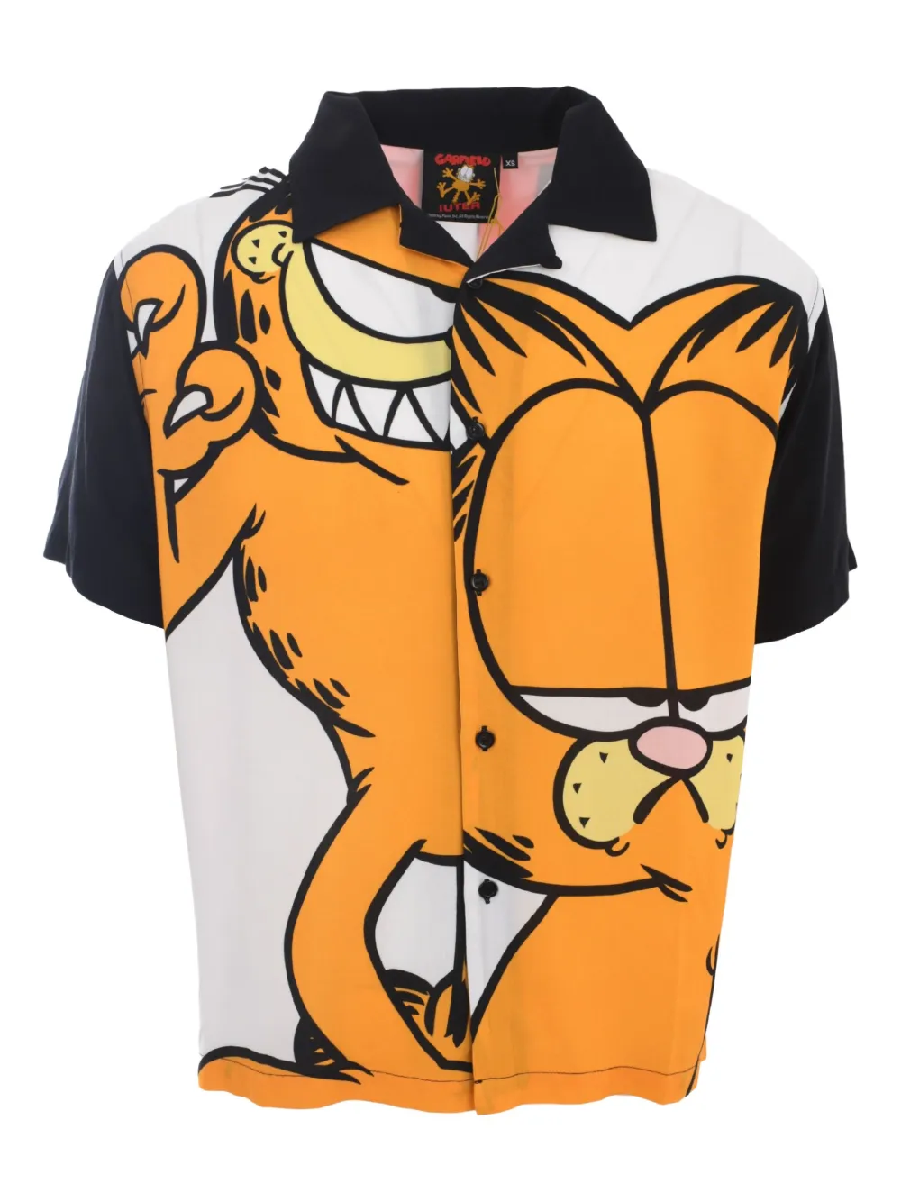 Garfield-graphic short-sleeve shirt