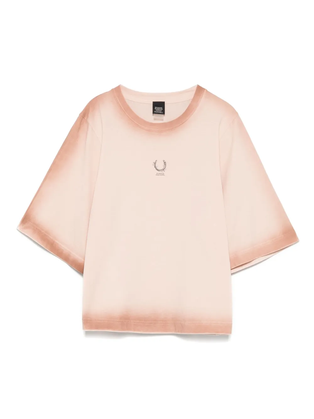 PINKO T-shirt met logoprint Beige