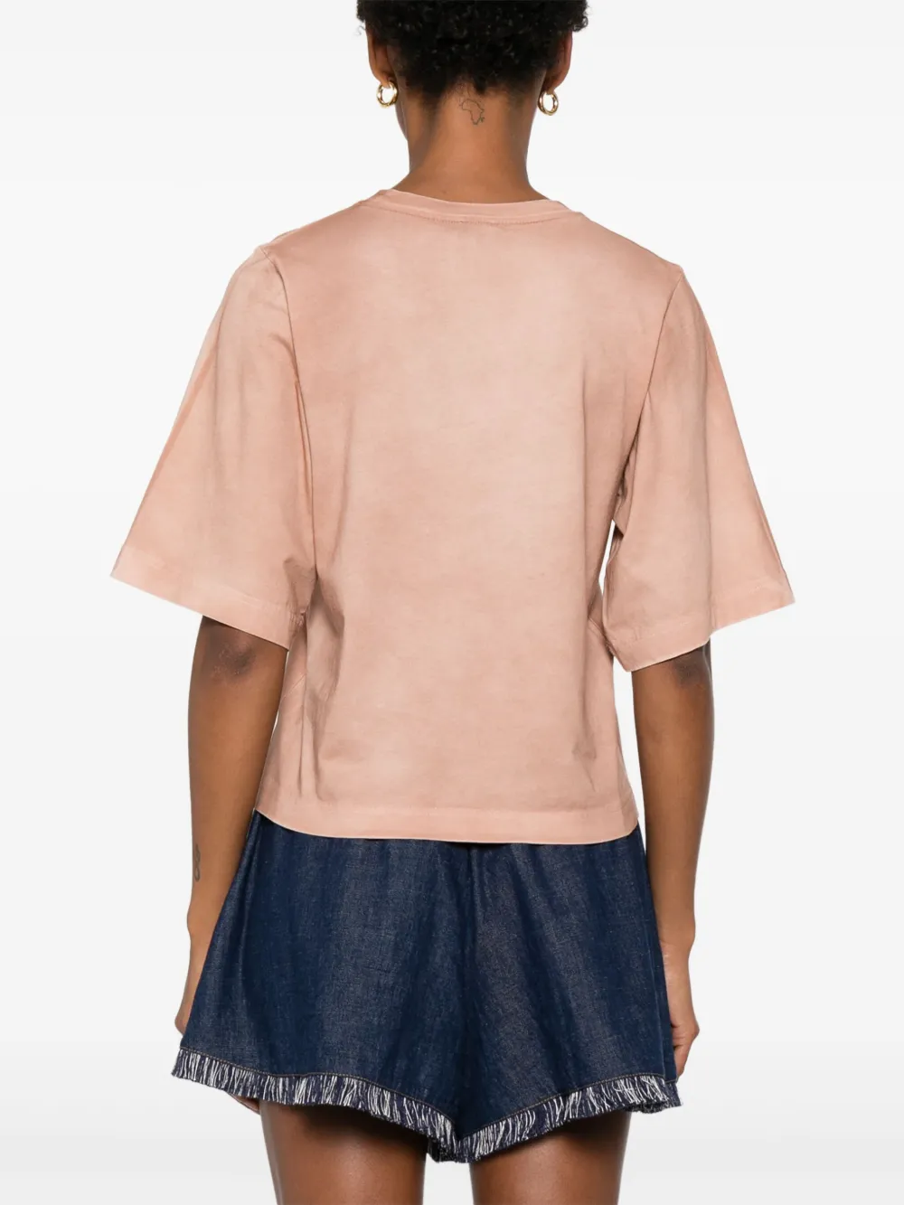 PINKO T-shirt met logoprint Beige