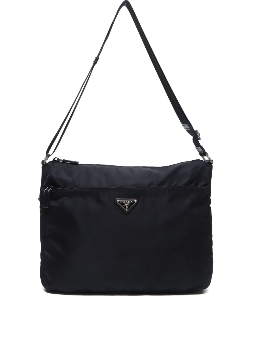 Pre-owned Prada 2000-2015s Triangle-logo Shoulder Bag