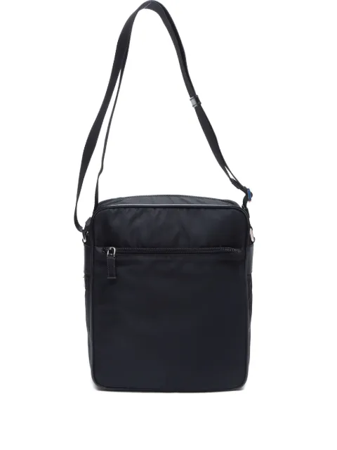Prada Pre-Owned 2010-2020s triangle-logo messenger bag