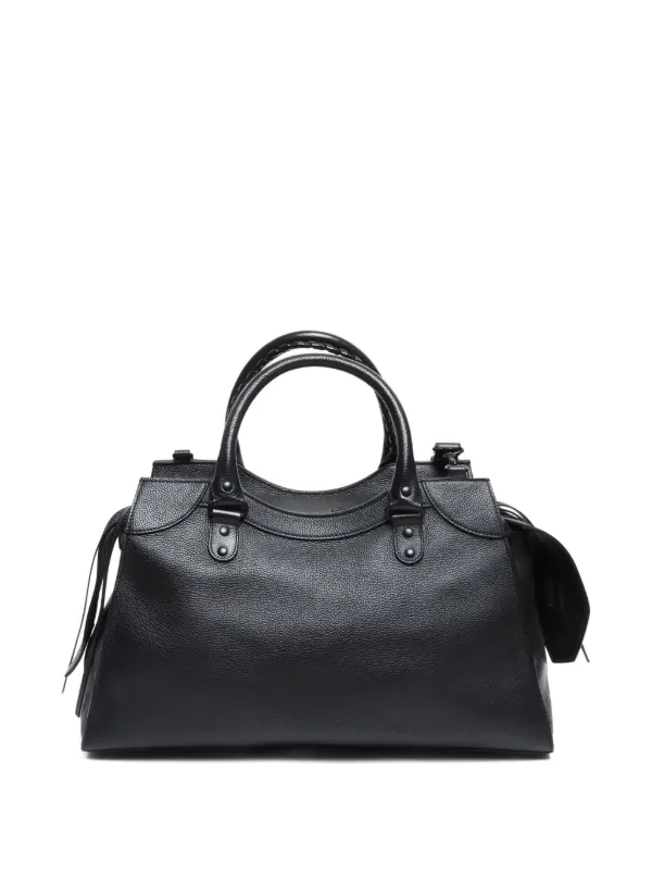 送料込 BALENCIAGA NEO CLASSIC バッグ Authentic Balenciaga Neo Classic City Gray Leather Large 2