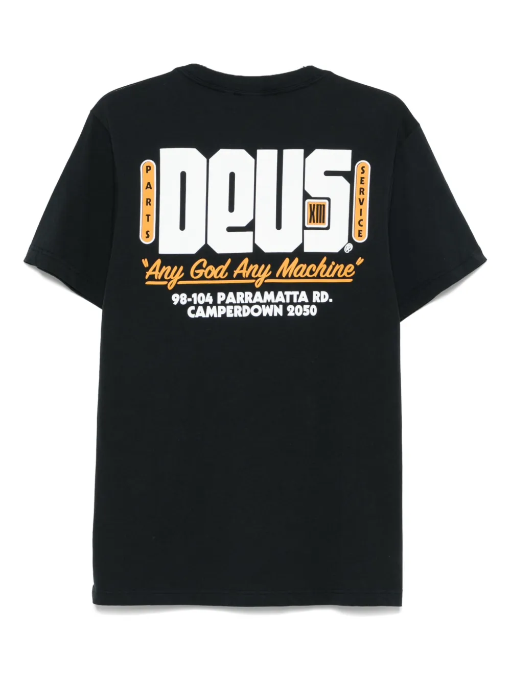 Deus Ex Machina T-shirt met logoprint - Zwart