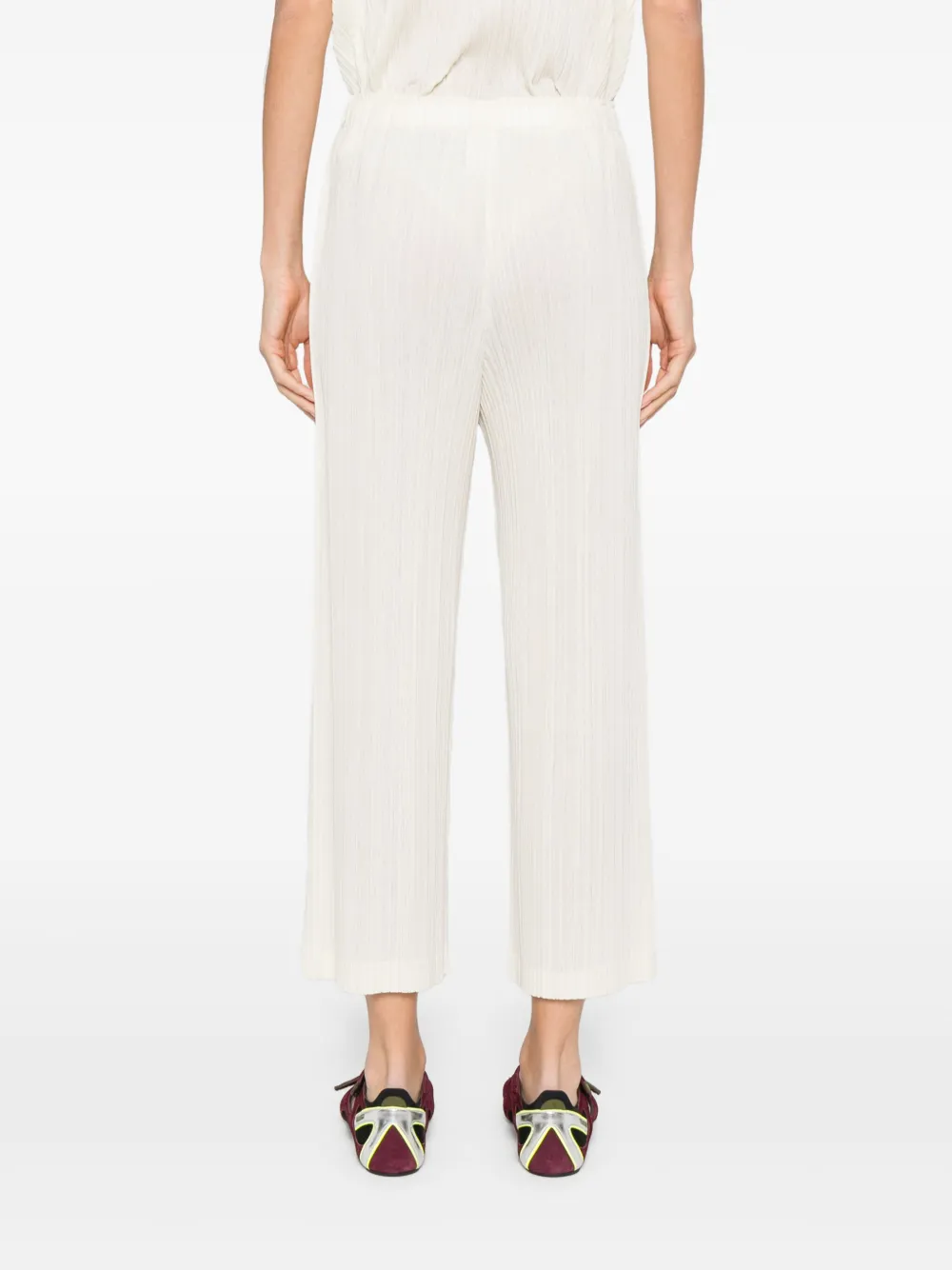 Pleats Please Issey Miyake Plooibroek Beige
