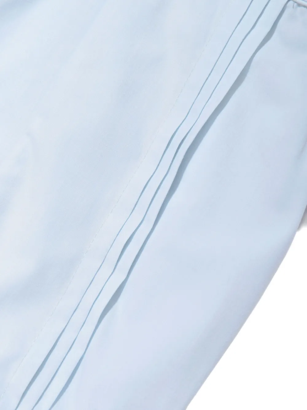 Sarah Louise Romper met kraag en korte mouwen Wit
