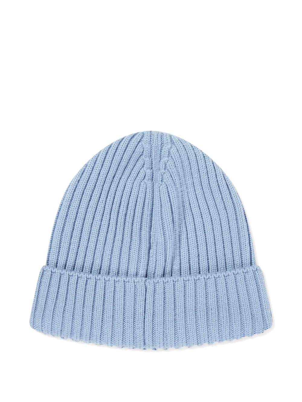 Moncler Enfant virgin-wool beanie - Blauw