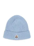 Moncler Enfant virgin-wool beanie - Blue
