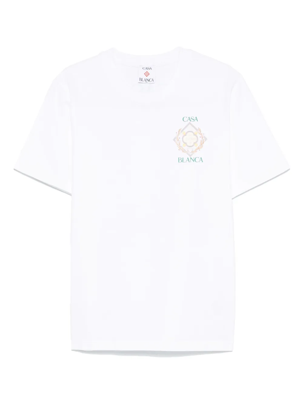 Casablanca Championship Diamond T-shirt Wit