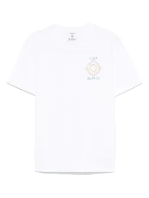 [CASABLANCA]ロゴプリントクルーネックTシャツ ☆大人気☆【Casablanca】ロゴ プリント クルーネック T シャツ