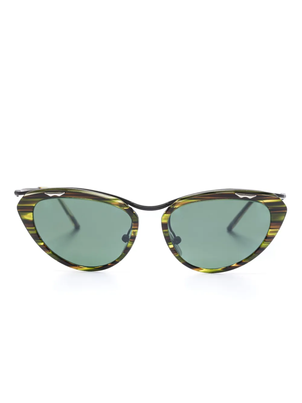 Solamor1946 Zonnebril met cat-eye montuur Groen