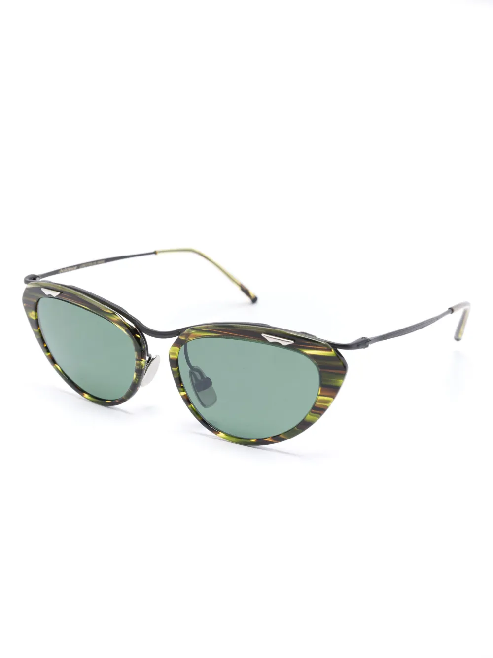 Solamor1946 Zonnebril met cat-eye montuur - Groen