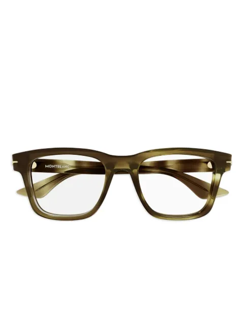 Montblanc lentes con armazón cuadrada
