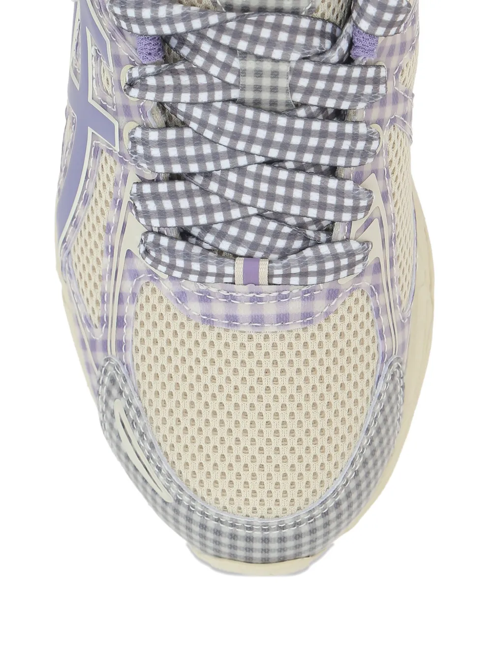 ASICS x Story MFG GEL-Venture 6 gingham-check sneakers Neutrals