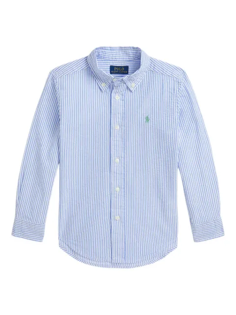 POLO RALPH LAUREN KIDS camisa con motivo de rayas