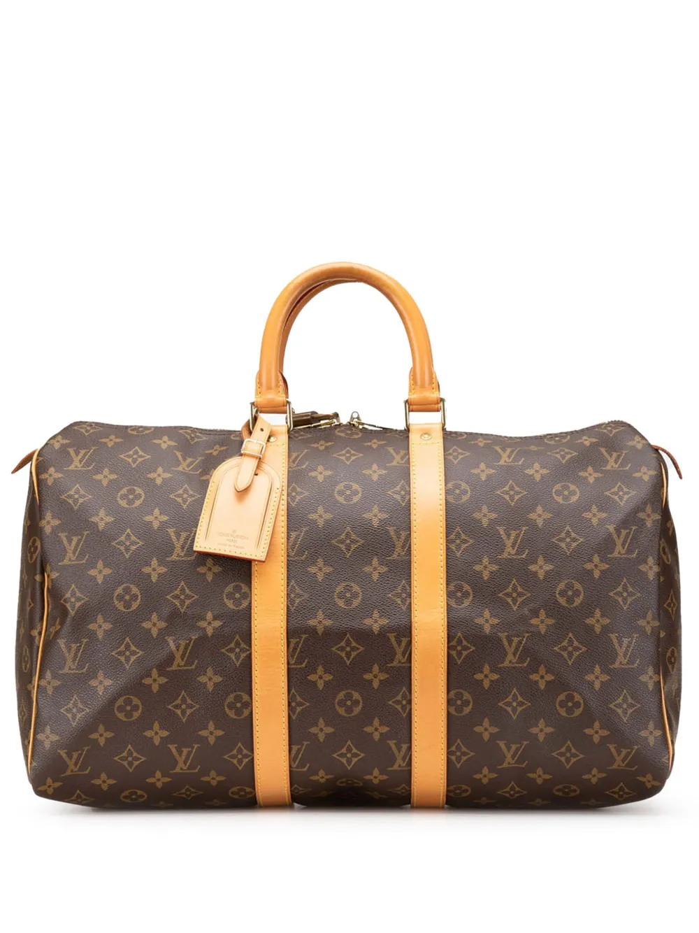 Louis Vuitton Pre-Owned 1996 Monogram Keepall 45 travel bag - ブラウン Louis Vuitton Pre-Owned 1996 Monogram Keepall 45 travel bag - ブラウン