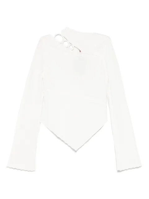 Cult Gaia pleated blouse