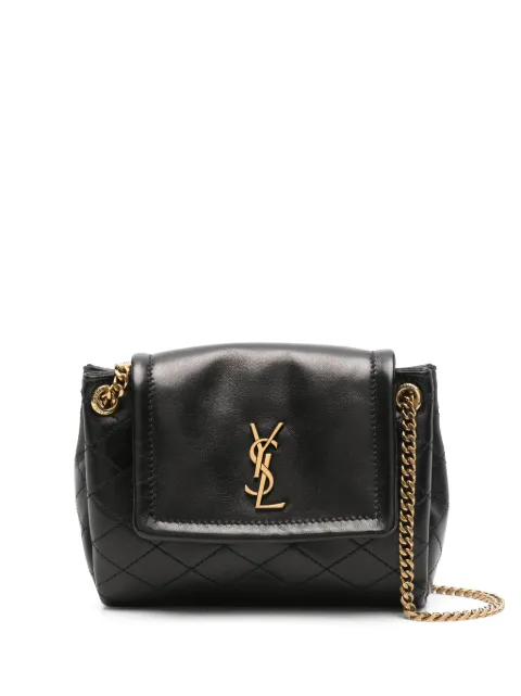 Saint Laurent Bolsa mini de couro
