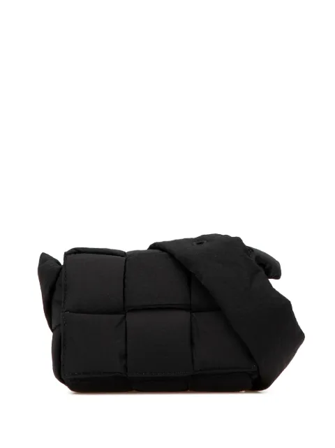 Bottega Veneta Pre-Owned 2012-2025 Candy Nylon Intrecciato Padded Tech Cassette crossbody bag