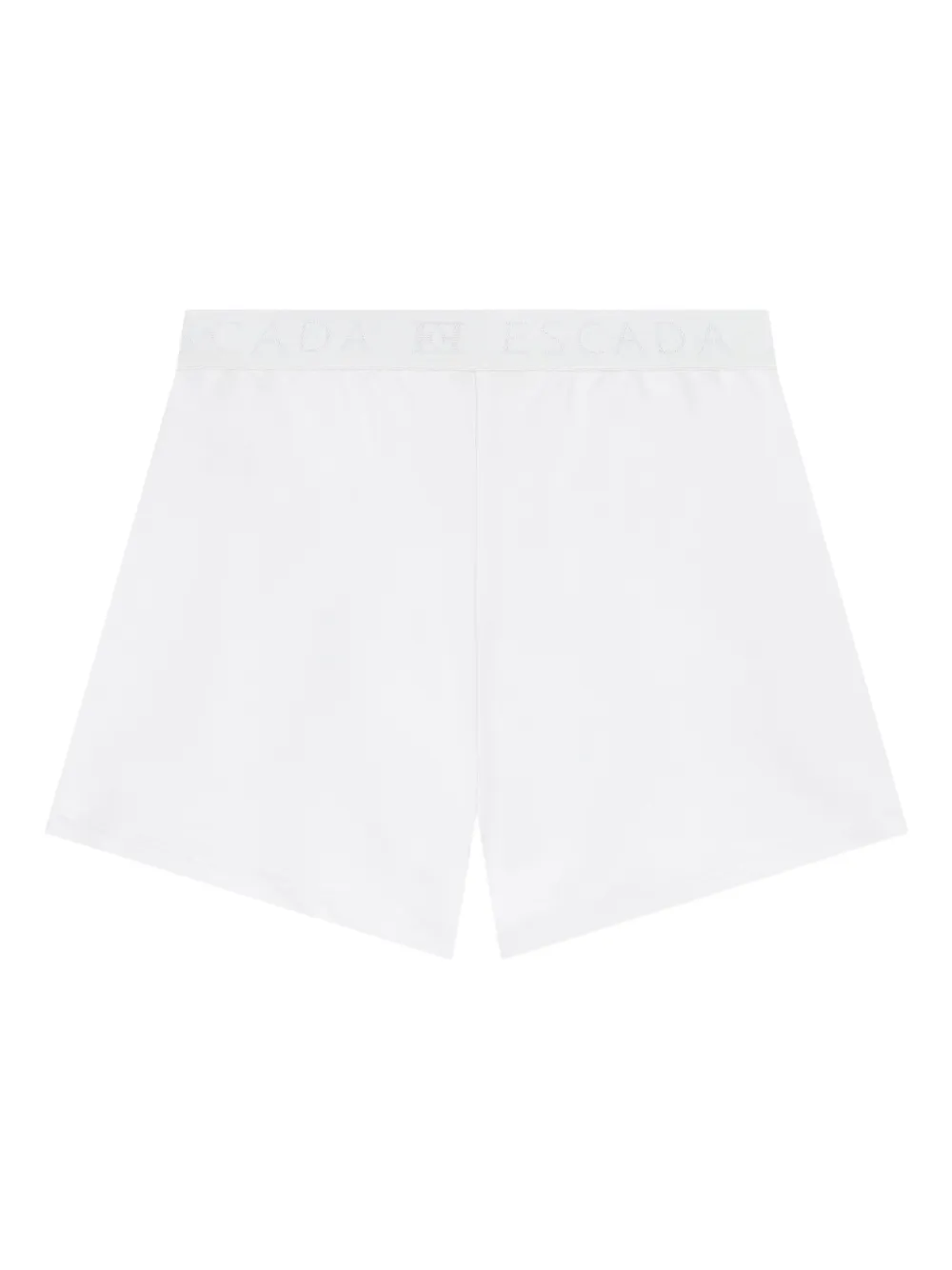 Escada Kids Zwembroek met logo applicatie Wit