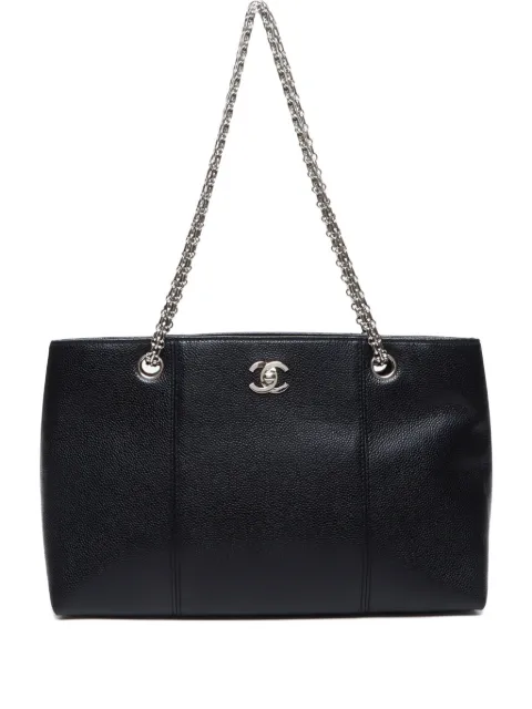 CHANEL Pre-Owned tote CC-Mark de piel caviar 2000-2001