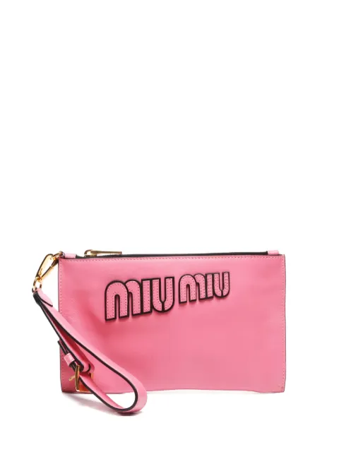 Miu Miu Pre-Owned 2010-2020 leather clutch bag