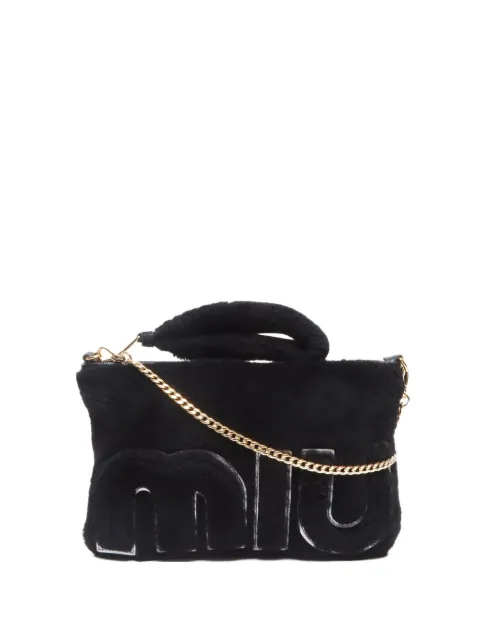 Miu Miu Pre-Owned 2010-2020s shearling clutch bag
