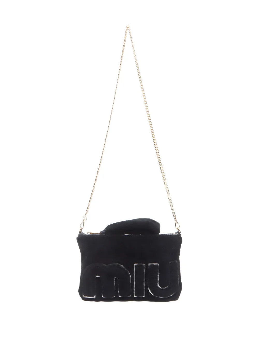 Pre-owned Miu Miu 2010-2020s Shearling Clutch Bag