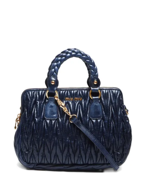 Miu Miu Pre-Owned 2000s matelassé two-way handbag 