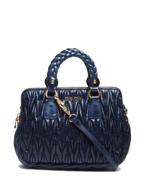 Miu Miu Pre-Owned 2000s matelassé two-way handbag 