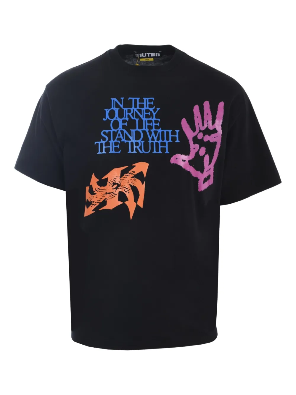 IUTER playera con estampado gráfico | negro | Image 1