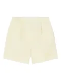 Sarah Louise pleated shorts set - White