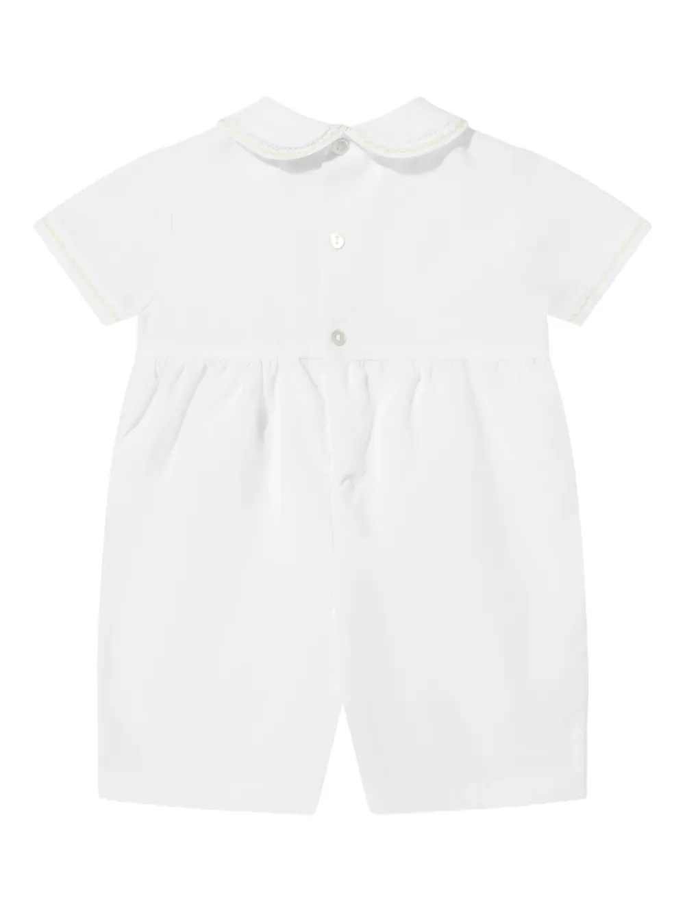 Sarah Louise Romper met borduurwerk - Wit