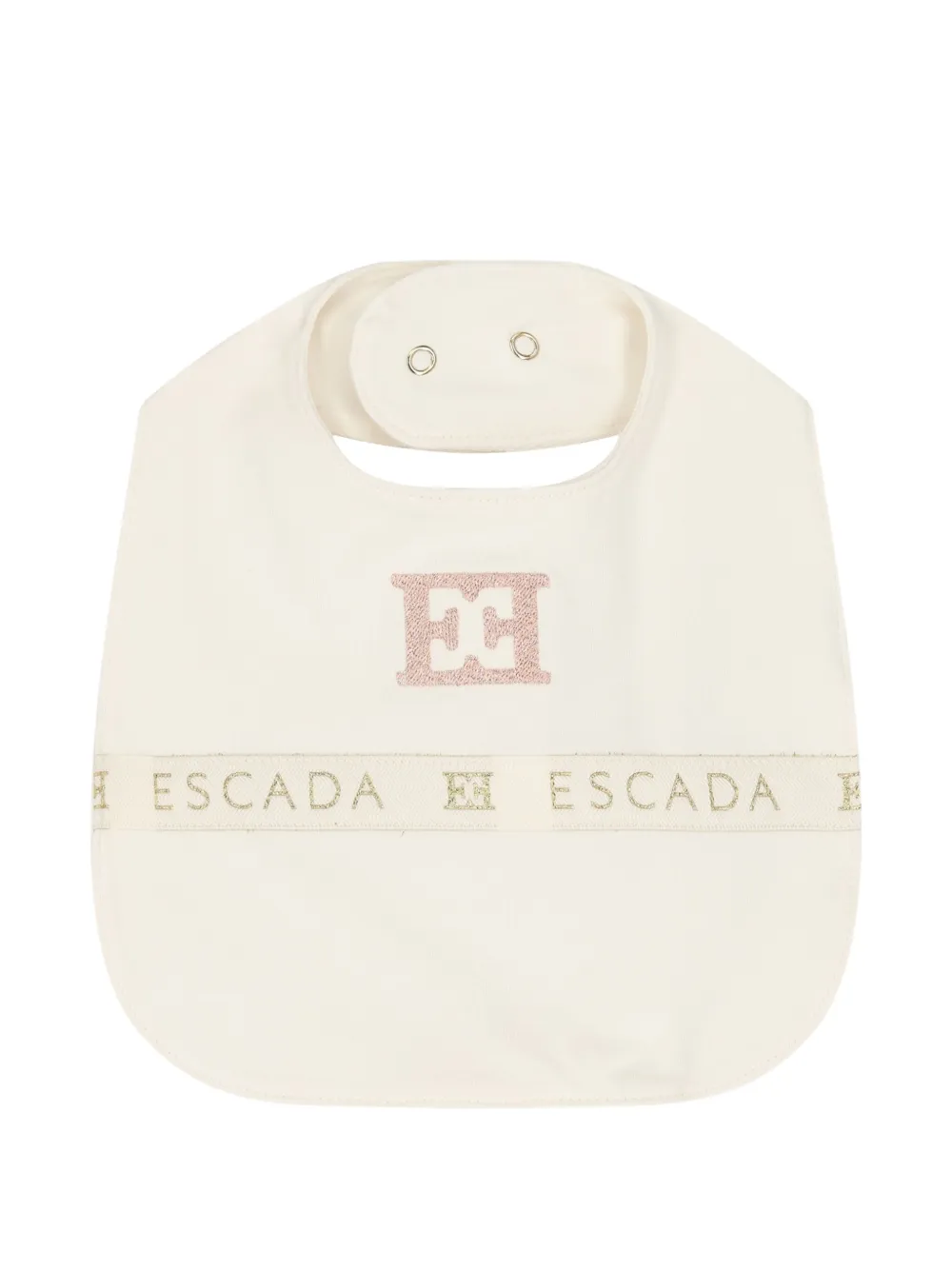 Escada Kids Lätzchen mit Logo-Stickerei | Weiß | Image 1