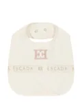 Escada Kids logo-embroidered bib - White