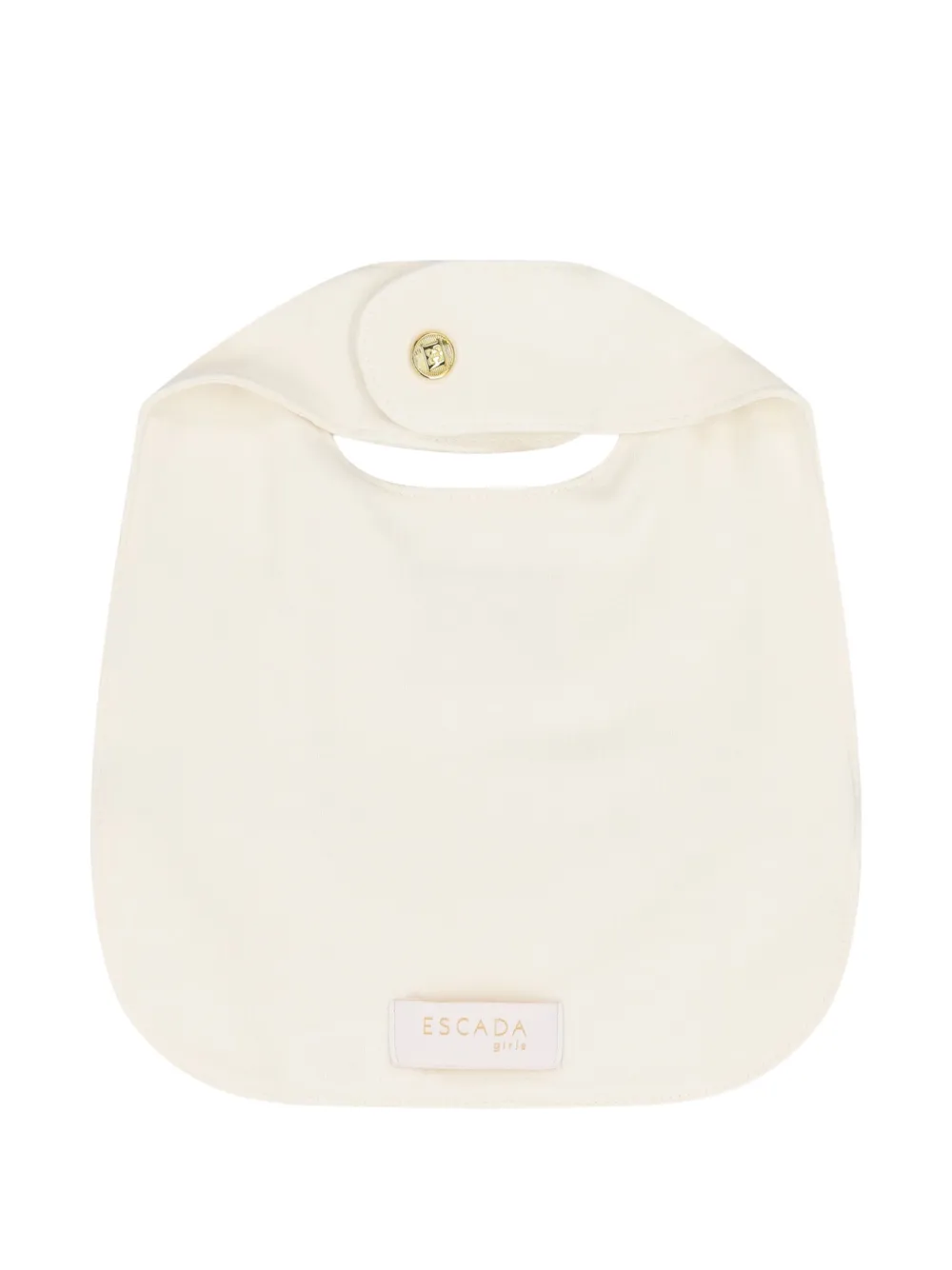 Escada Kids Slabbetje met geborduurd logo - Wit