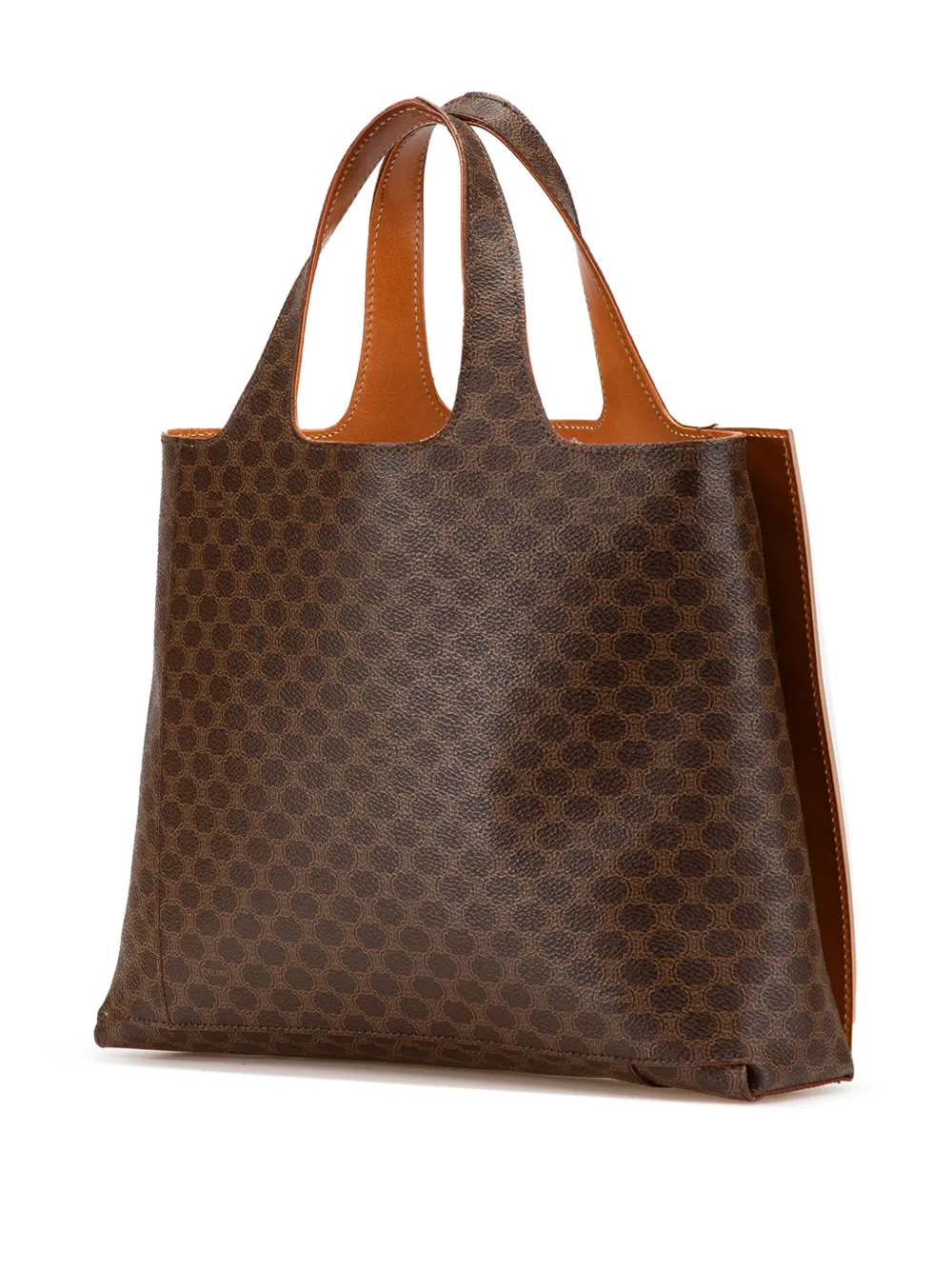 Pre-owned Celine 2000 Macadam Coated Canvas Tote Bag