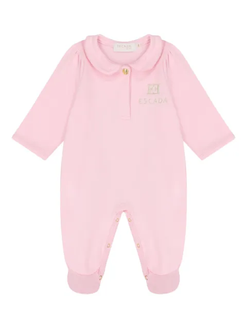 Escada Kids logo-embroidered babygrow 