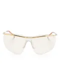 Solamor1946 cat-eye frame sunglasses - Gold