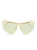 Solamor1946 cat-eye frame sunglasses - Gold
