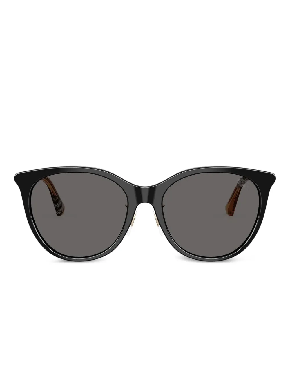 Burberry Eyewear Occhiali da sole a quadri - Nero